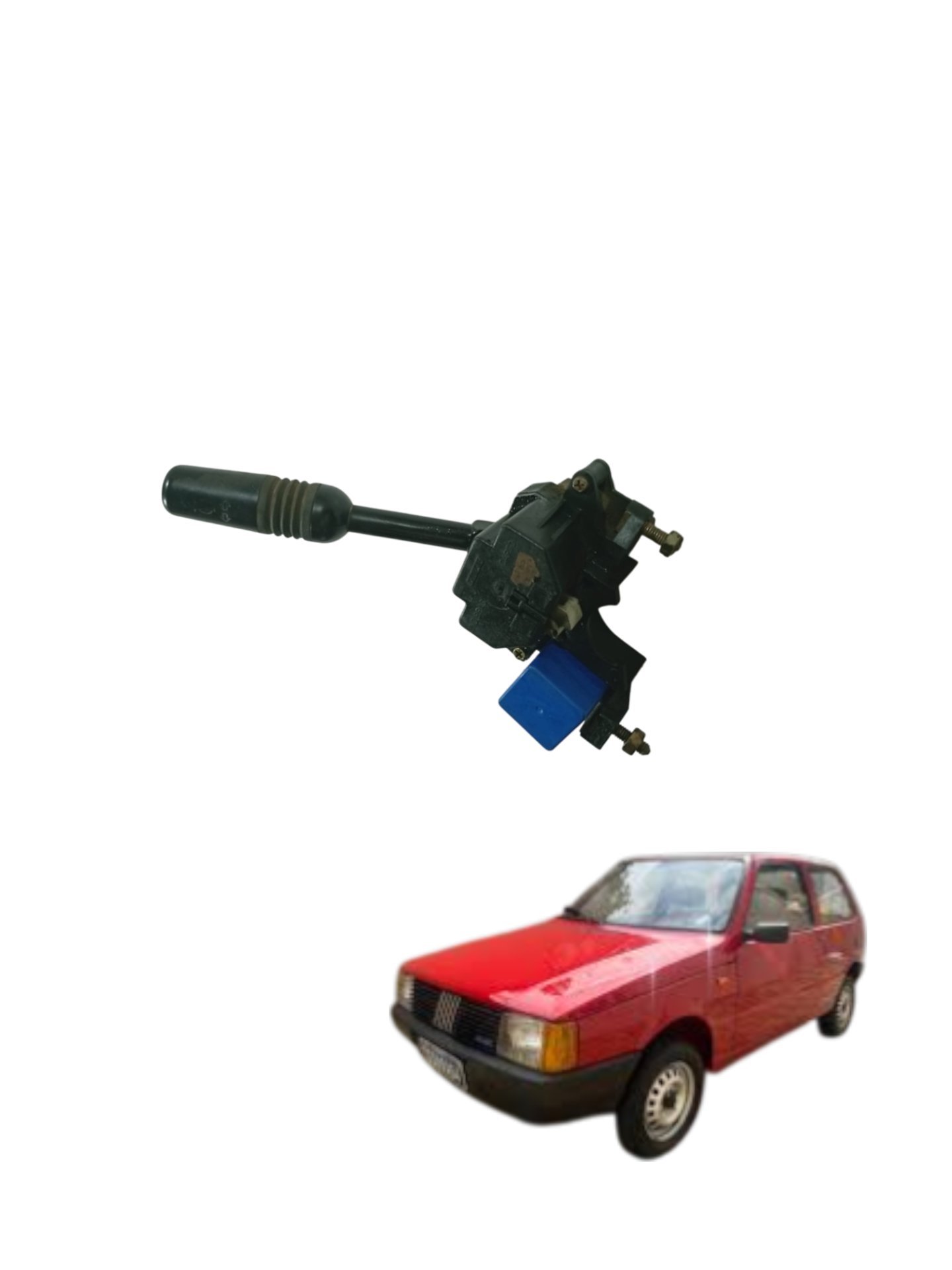 Chave Seta Pisca Botão Buzina Fiat Uno 1989 1995 Original