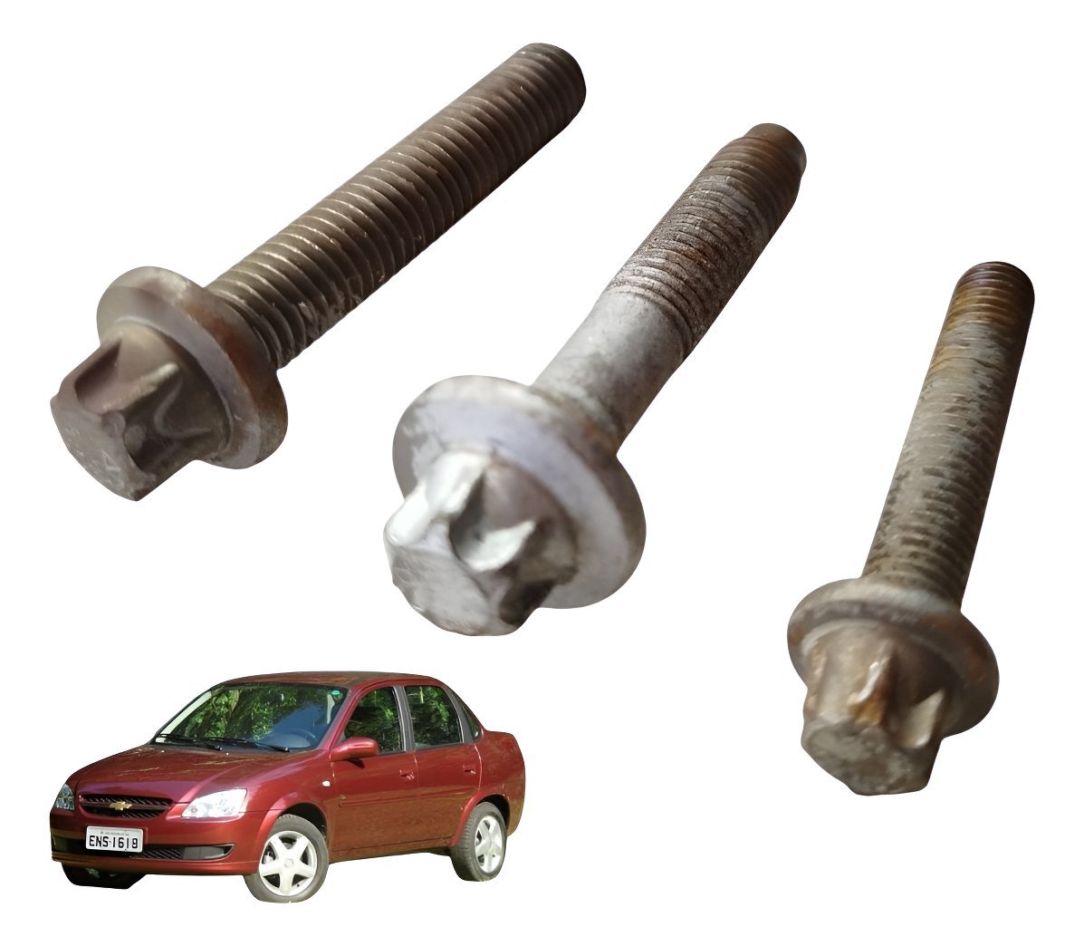 Kit Parafusos Suporte Alternador Chevrolet Clássic Ls 2010