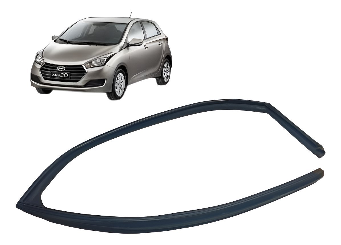 Canaleta Vidro Traseiro Esquerdo Hyundai Hb20 1.0 2016