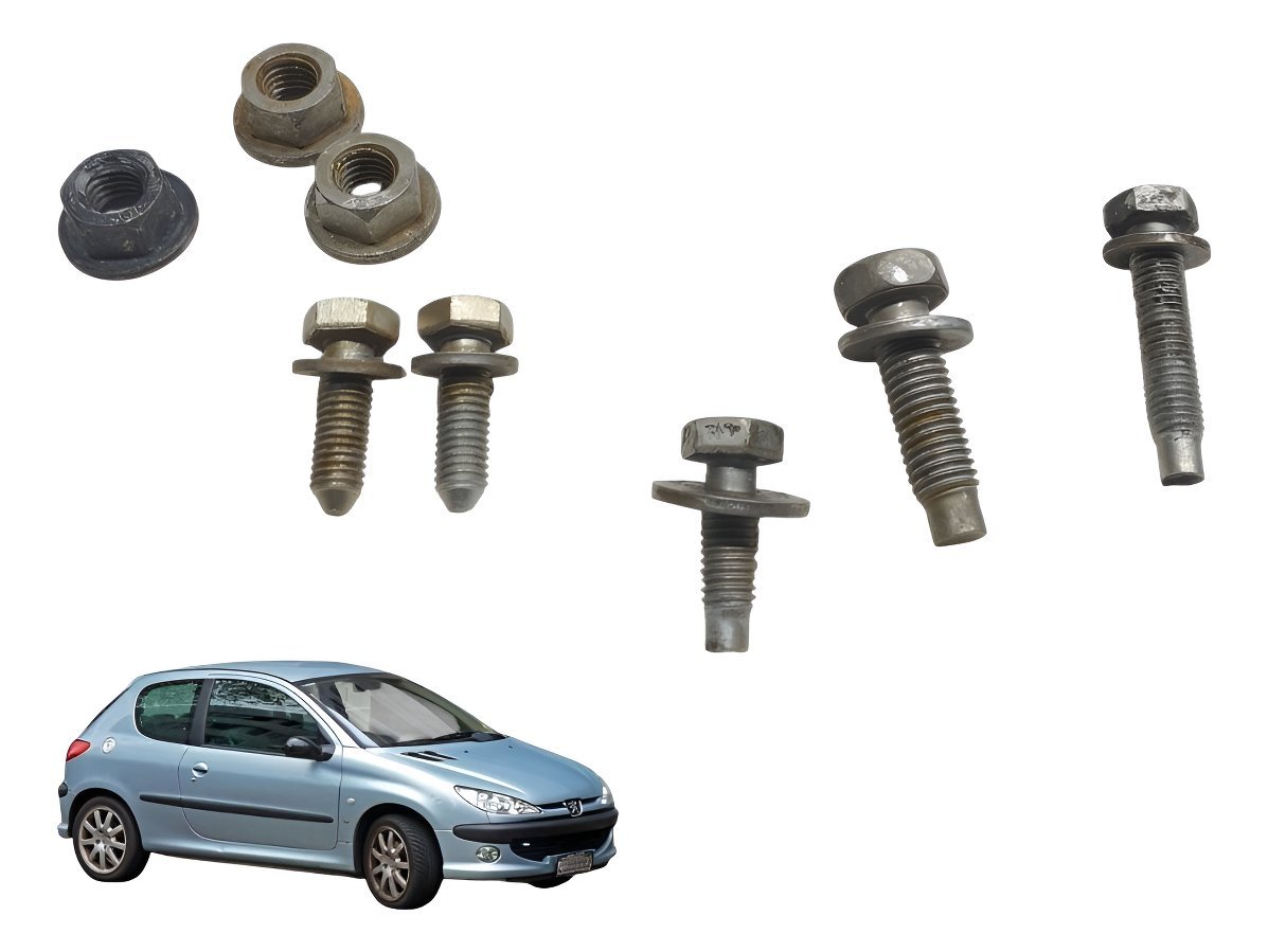 Kit Parafusos Porcas Calço Motor Peugeot 206 1.4 2004