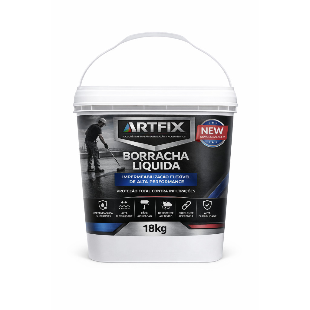 Borracha Líquida 18kg Anti Umidade Para Construção
