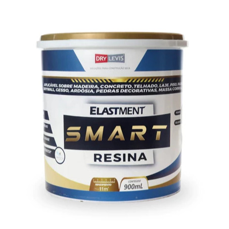 Resina Incolor 900ml Elastment | Ideal Para Obras e Reformas Residenciais