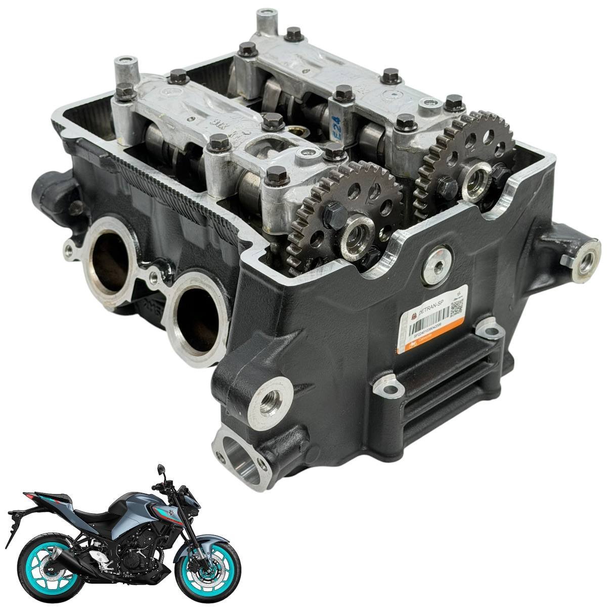 CABEÇOTE COMANDO COMPLETO YAMAHA MT 03 ABS 2021 2023 2024