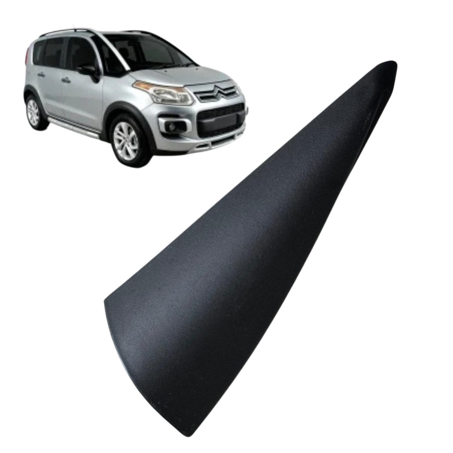 Moldura Retrovisor Esquerdo Citroen C3 Aircross 2012 A 2018
