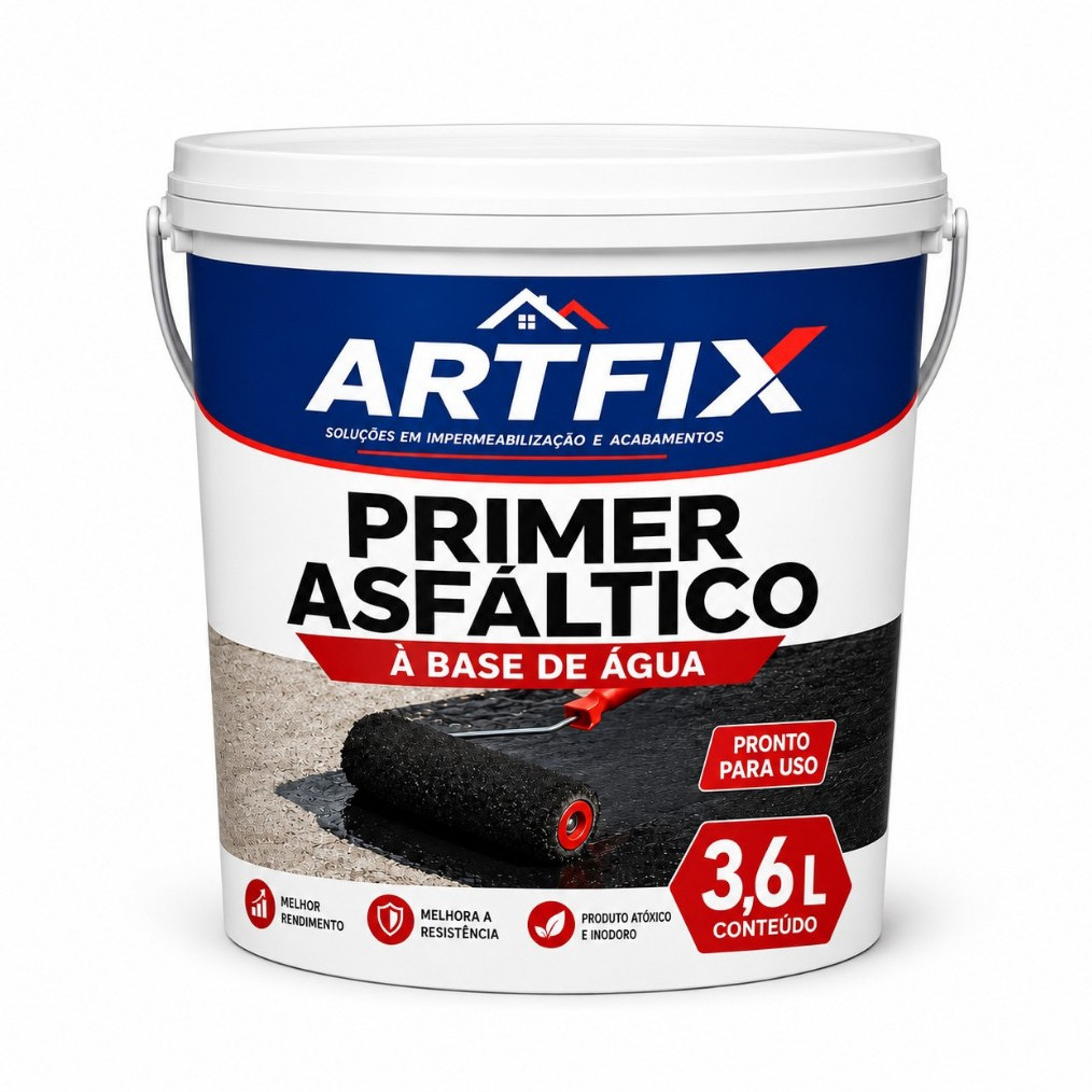 TOP-VENDAS Artfix Primer Asfáltico 3,6L e 18L Preparador de Chapisco e Concreto – Campeão de Vendas