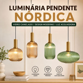 Luminária Pendente Nórdica Moderna De Latão Com Nervuras Para Jantar, Sala De Estar, Quarto, Cozinha