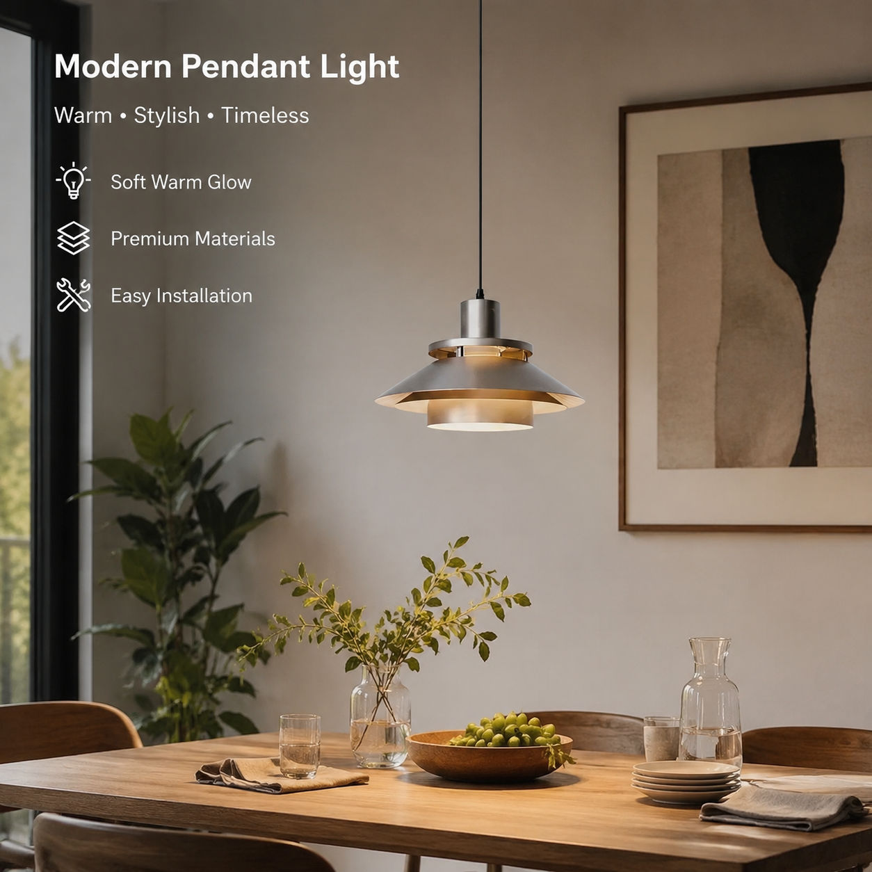 Luminária Pendente LED De Metal Estilo Industrial , Lustres De Teto Modernos E Minimalistas Para Sala De Jantar , Estar 