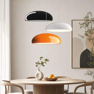 Nordic Bauhaus Luminária Pendente Altura Ajustável Três Cores LED Pendurado Minimalista Lustre Sala De Jantar