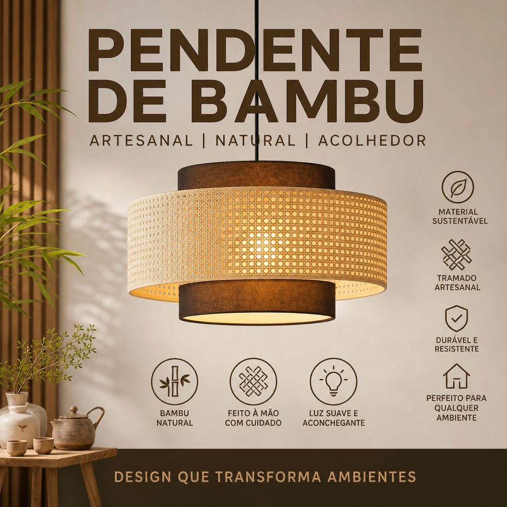 Luminária Pendente Rústica Lustre De Vime Luz De Teto Em Bambu Natural Tecida À Mão Luminárias Suspensas Para Decoração