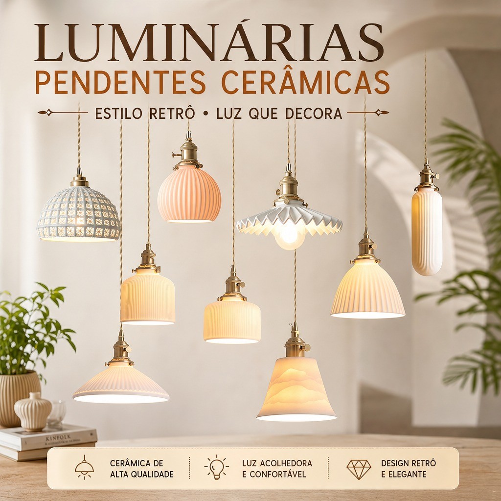 Japonês Retro Cerâmica Jantar Pingente Luz Nórdico Simples Quarto Lustre De Cabeceira Adequado Para Sala Estar Casa Chá