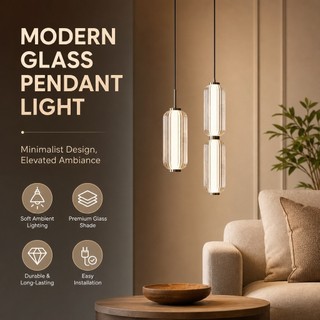 Lustres De Vidro Pós-Modernas ; Luminária Pendente Minimalista Criativa Para Sala De Jantar, Bar, Ilha De Cozinha E