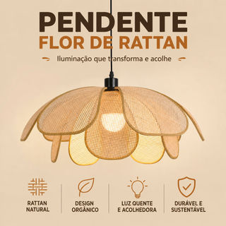 Luminária Pendente De Pétala Retrô Com Abajur De Flor, Lustre Estético Estilo Japonês Wabi sabi Para Balcão De Bar, Sa