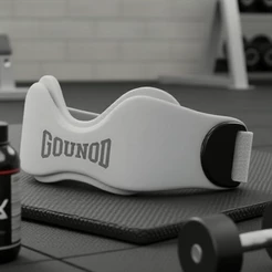 Faixa de Joelho de Silicone GOUNOD, Suporte Profissional para Corrida, Basquete e Pular Corda, Protege o Menisco