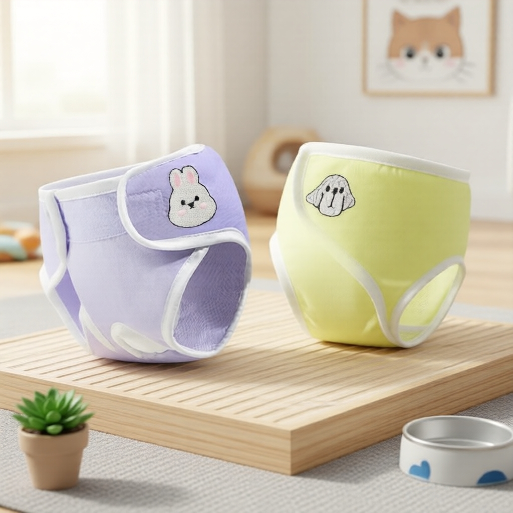 PawBuddy Fralda Absorvente para Cadelas - Calcinha Antissolitação para Ciclo Menstrual