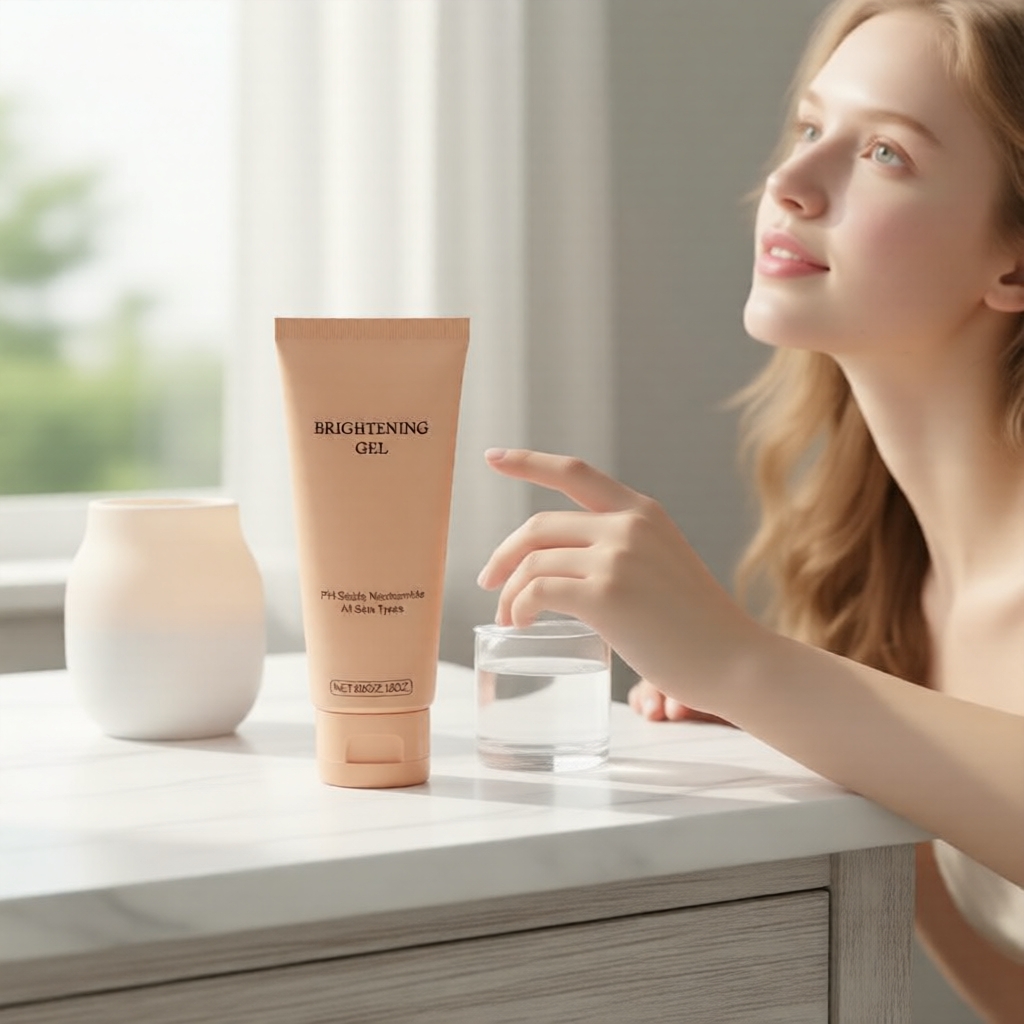  Niacinamida Pantenol Gel Clareador 60g – Leve, Uniformiza o Tom, Pronto para Viagem