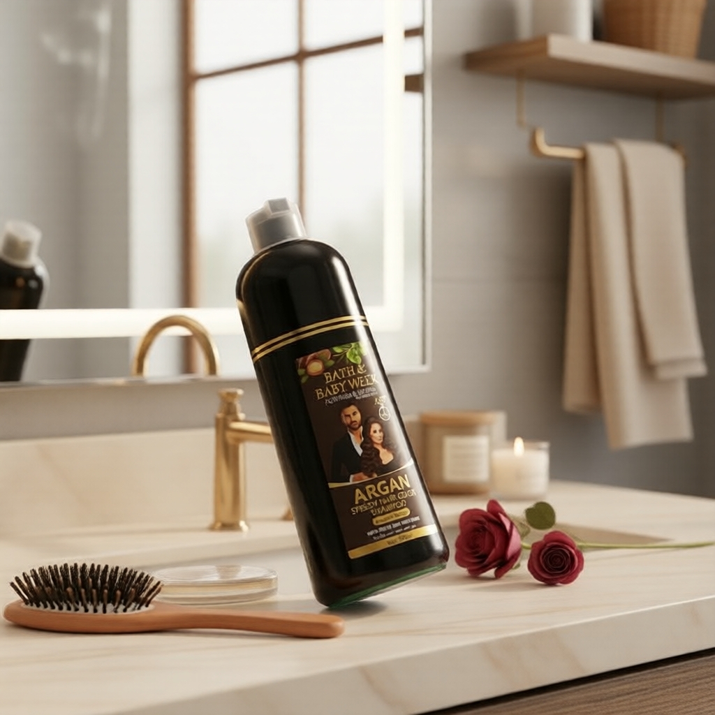 Shampoo de Cabelo Unissex SPEEDY, Shampoo Colorante de Cabelo Instantâneo, Disfarce e Tonalizante para Cabelos Brancos
