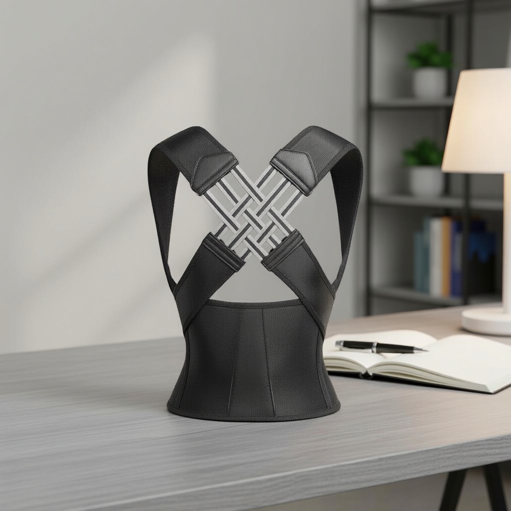 Japão Cinto de Correção de Corcunda para Homens e Mulheres - Suporte para as Costas, Alinhamento da Coluna e Cuidado