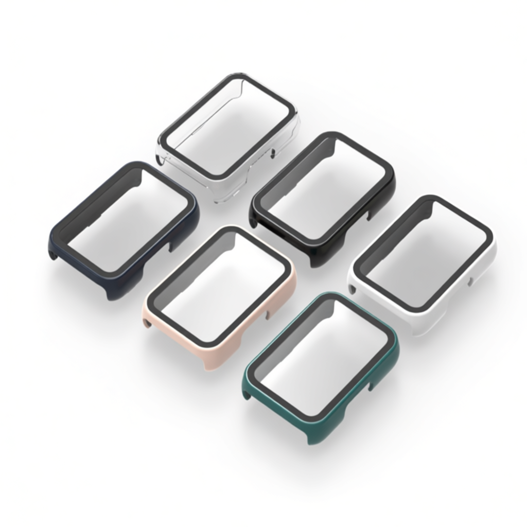 Case Capa Bumper Proteção Acrílico com Vidro Temperado para Samsung Galaxy Fit 3