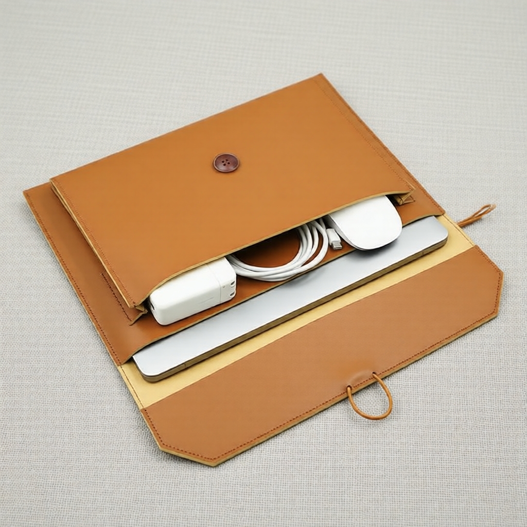  13/14/16 Bolsa Dupla para Laptop, Capa Protetora e Envelope para MacBook Air 13.6 e Pro 15.4