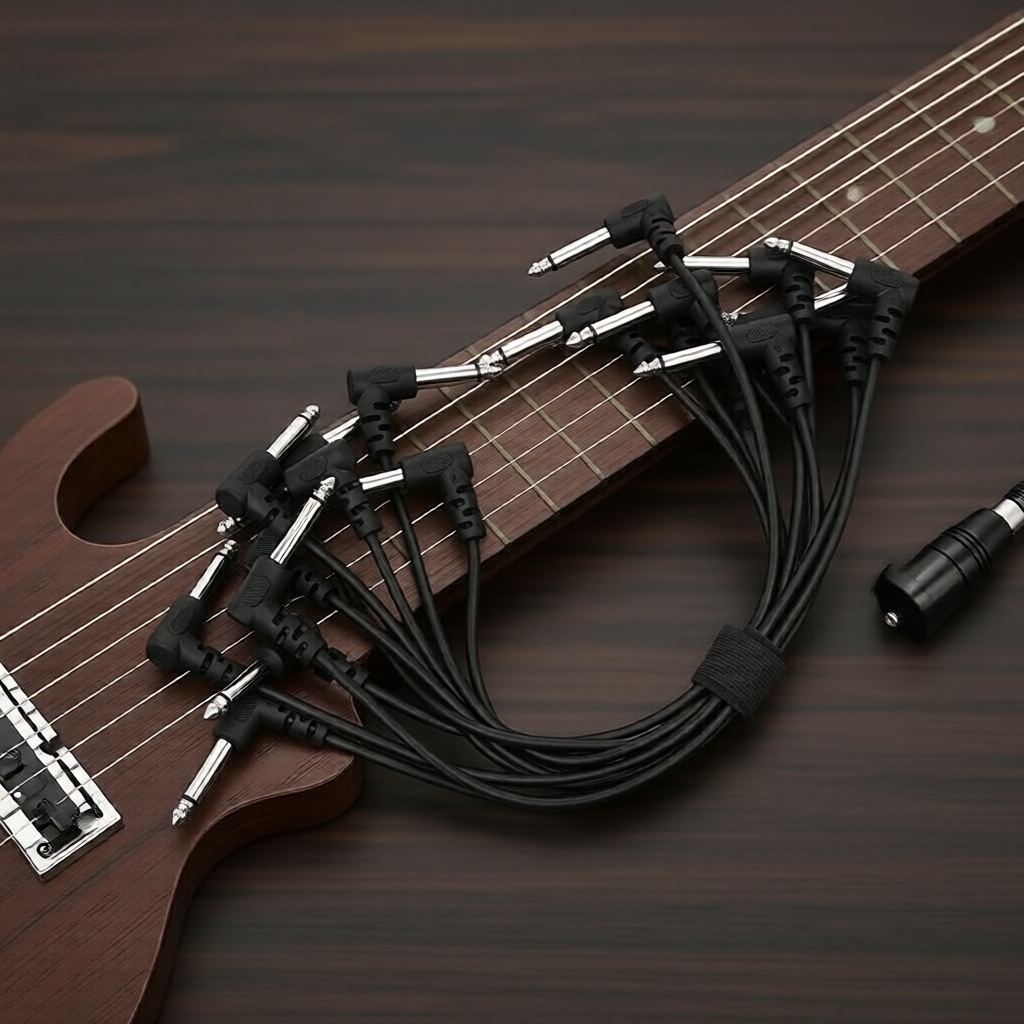  Cabos de Pedal IRIN para Violão, 10 peças, 15/30/50cm, Acessórios Universais para Instrumentos