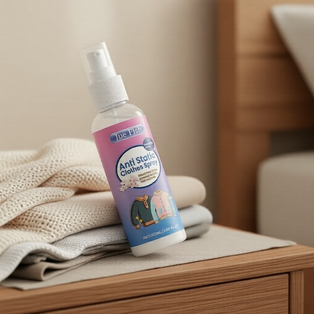 Spray Instantâneo para Relaxamento de Rugas e Anti-Estático para Roupas - Fórmula com EDTA e Limão