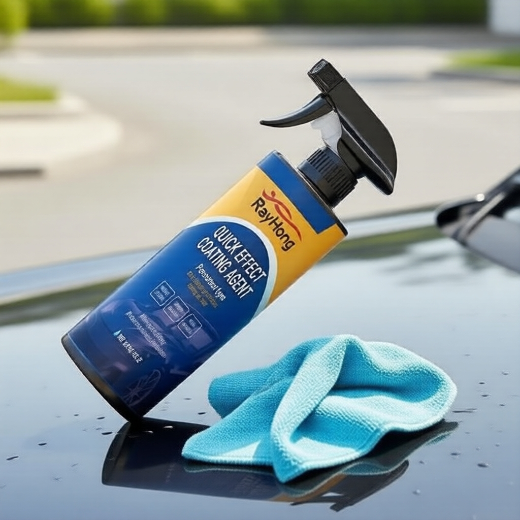  Selante em spray cerâmico portátil de 120 ml com SiO2 para carros, resistente aos raios UV e hidrofóbico