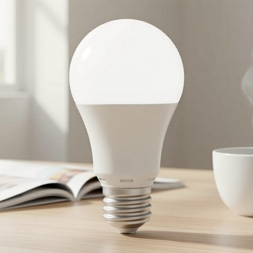 Smart WiFi Lâmpada LED de Dia Ajustável – Brilho Ajustável com Controle por Voz para Alexa e Google Home, Quarto/Sala