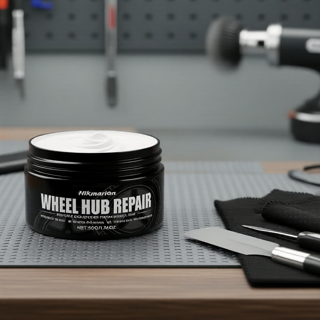  Pasta de Reparo para Roda de Liga Leve 50 g – Disfarça Arranhões e Restaura o Brilho das Rodas (Fórmula Atualizada)