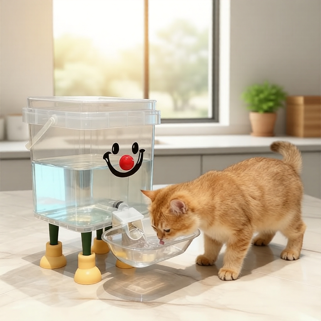 Bebedouro Automático para Pets 3L/5L, Silencioso, com Tanque Removível para Gatos e Cachorros
