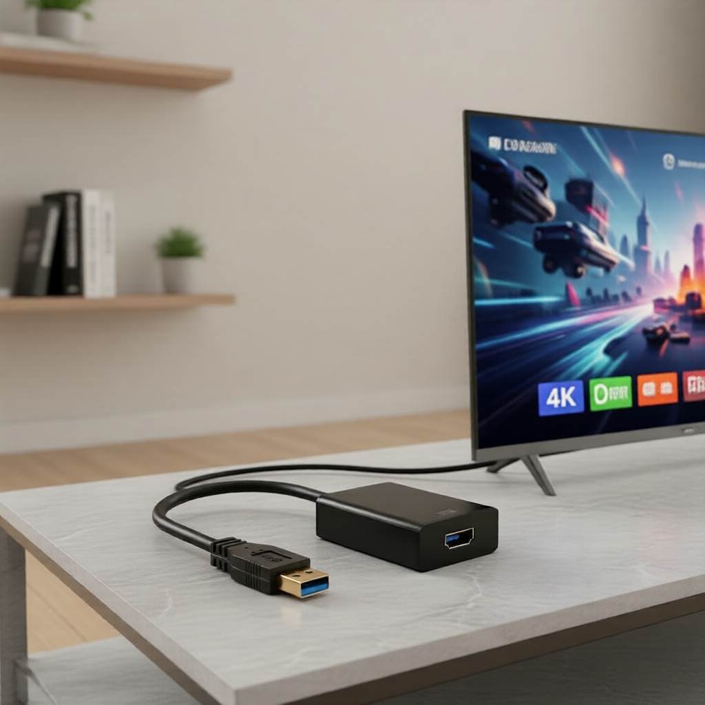 Adaptador USB para HDMI Conversor de Placa de Vídeo Externa 1080P para PC Laptop para HDTV