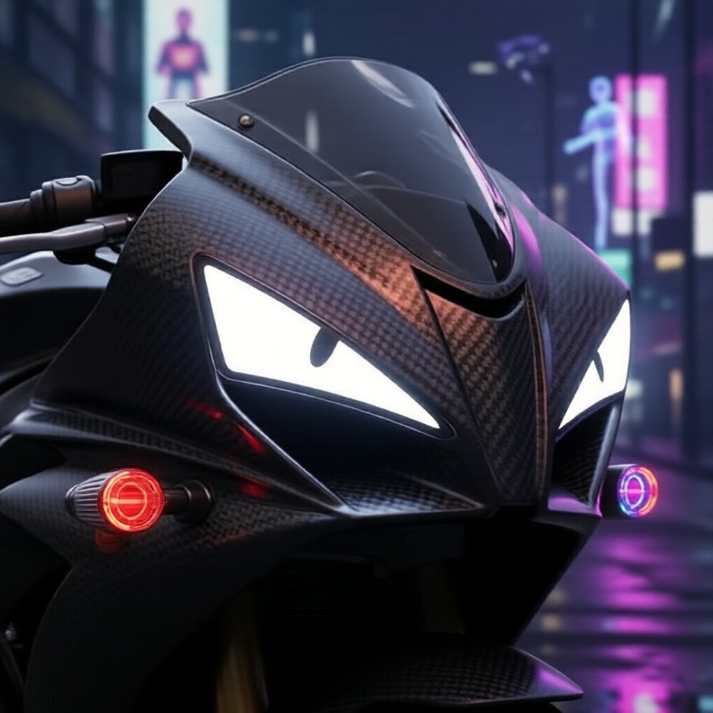 2 peças parafusos de placa de LED de motocicleta olho do diabo mini lâmpadas projetoras triangulares