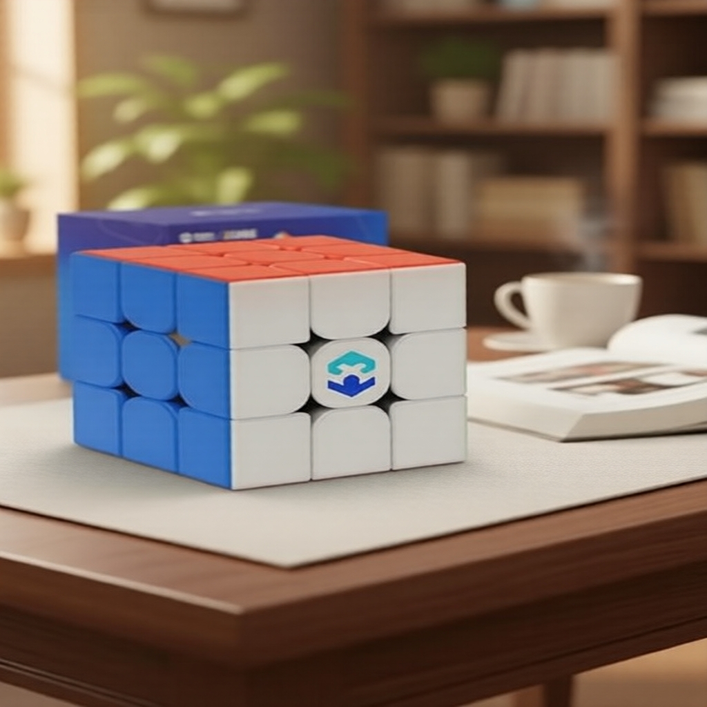 ZCUBE Tianma X3 Cubo Mágico Magnético 3x3, Duplo Sistema Magnético 48/64, Eixo Magnético e Mola, com Tripé e