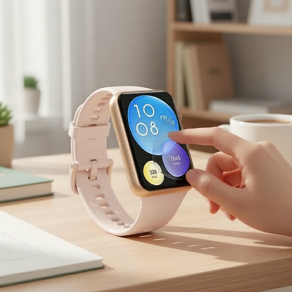 Pulseira de Reposição Esportiva para Huawei Watch Fit 2, Pulseira de Silicone com Fivela Metálica, Digital e Smartwatch