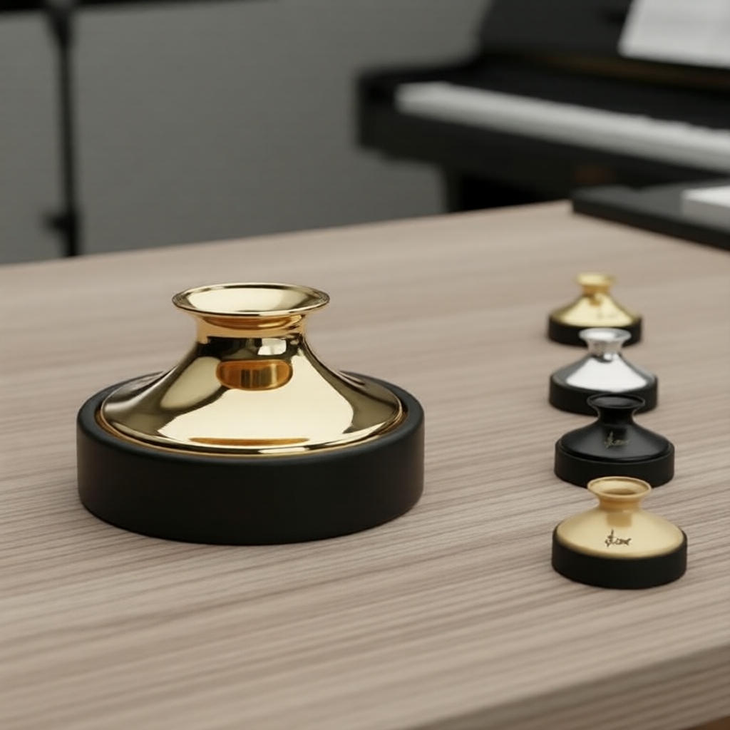  Amortecedor Profissional de Ruído em ABS para Saxofone Alto, Acessório Leve para Instrumentos de Sopro de Madeira