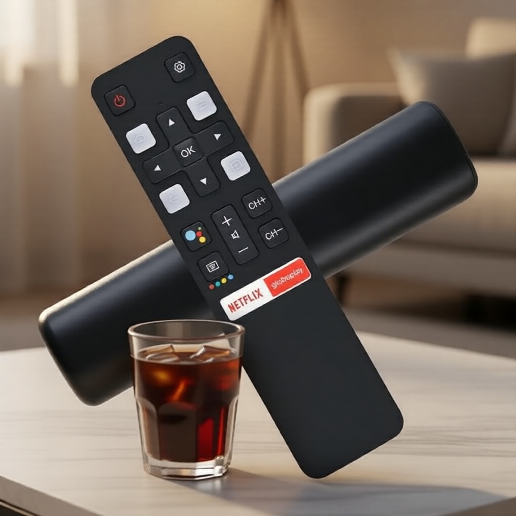 Controle Remoto por Voz Compatível com TCL Smart TV 4K RC802V FNR6 49P30FS 65P8S 55C715