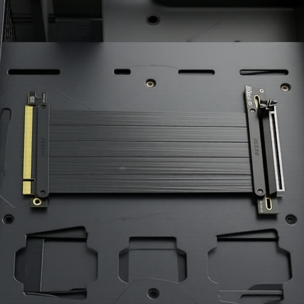Jeyi Cabo PCIe 4.0 x16 com Ângulo Reto e Blindagem para Placas de Vídeo de Alta Performance