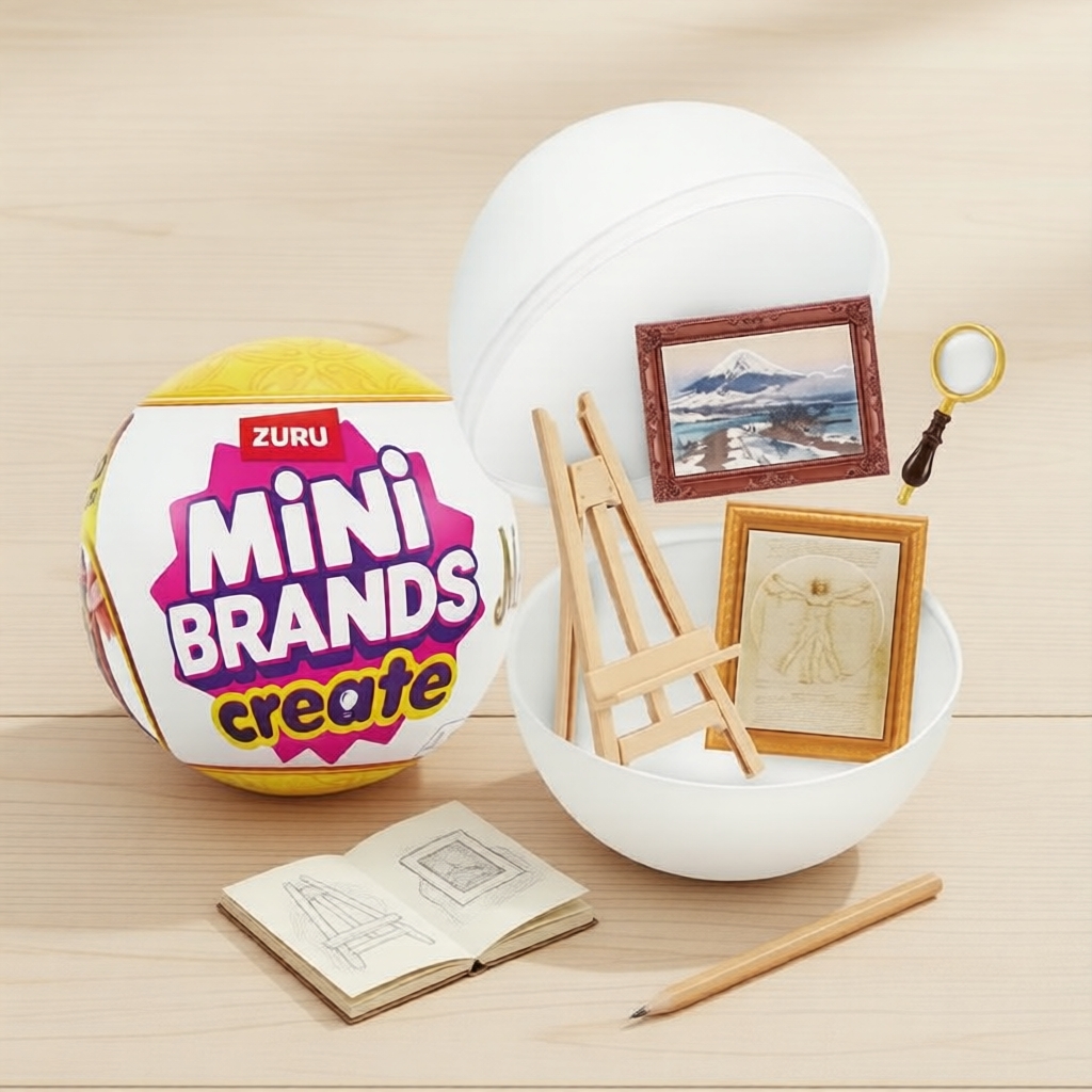 Kit de Bola Surpresa Faça Você Mesmo com Suprimentos de Arte e Mini Brinquedos, Presente de Aniversário Perfeito