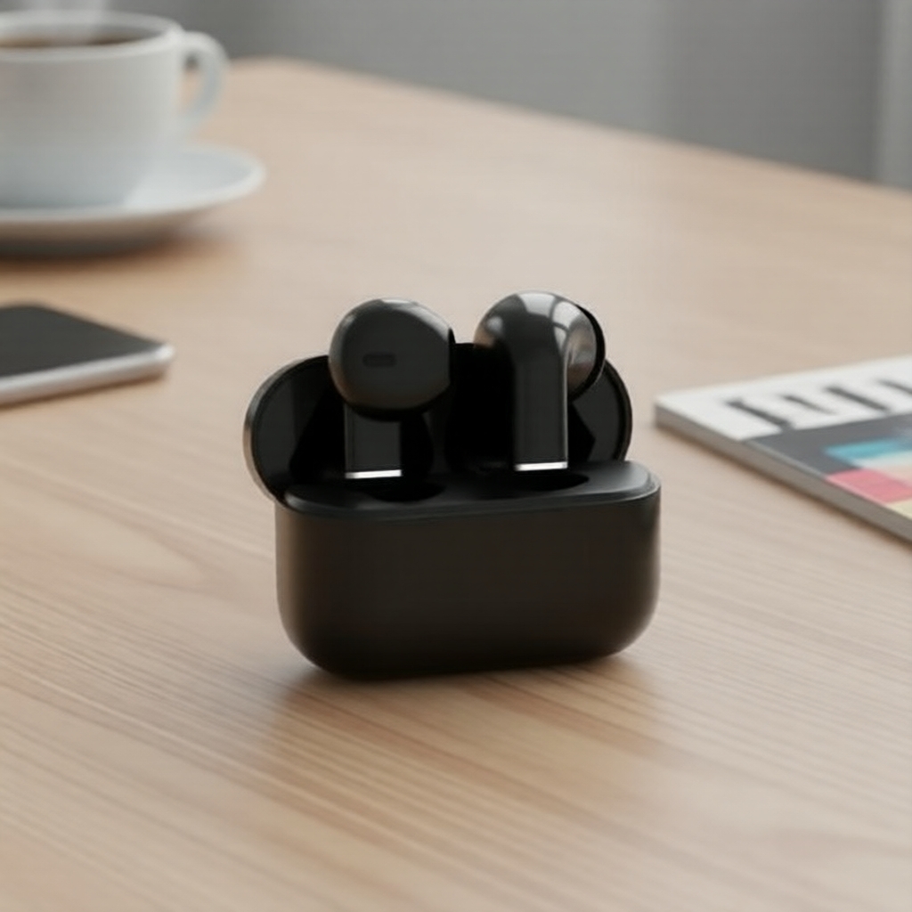  Fones de Ouvido Mini Bluetooth 5.0 Sem Fio, Intra-Auriculares Esportivos com Microfone, Fone de Ouvido Gamer HiFi com
