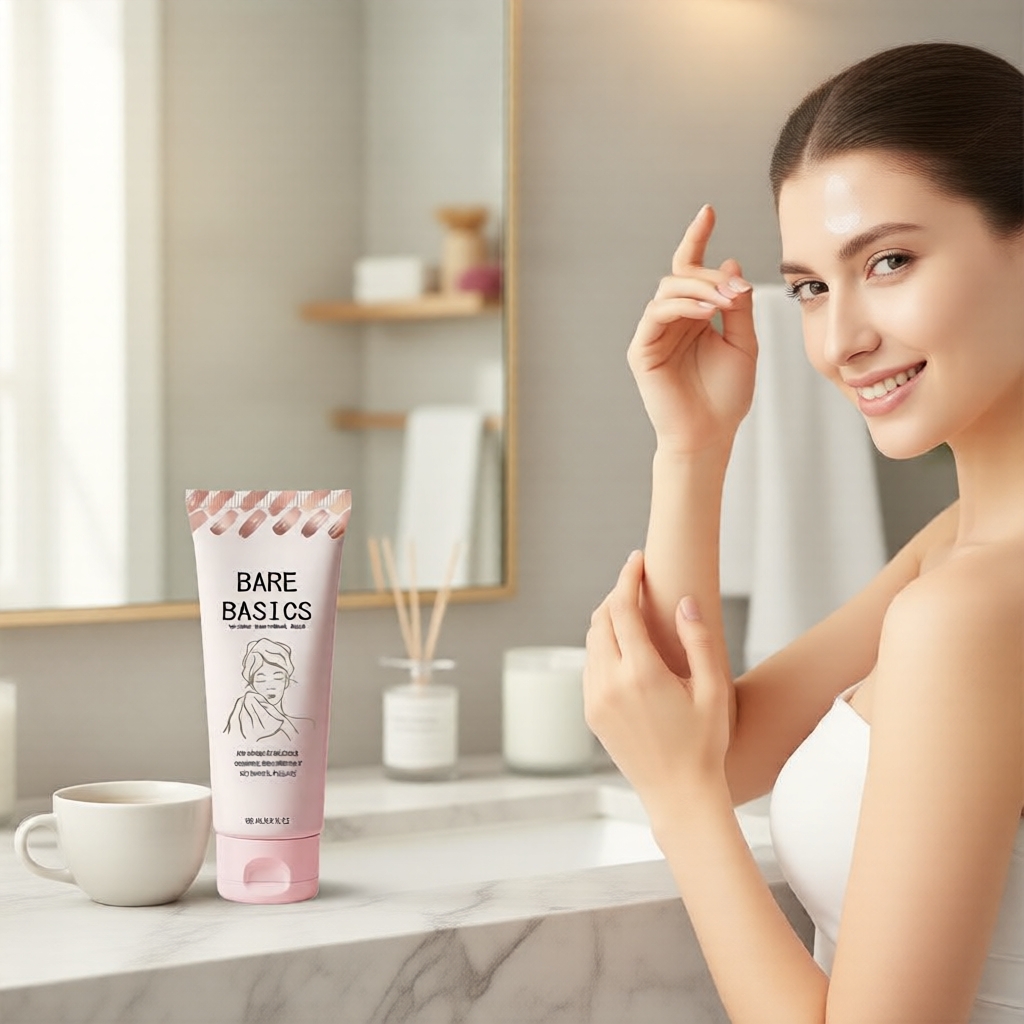 Creme Depilatório BARUB, Uso Total no Corpo, Limpeza Suave Diária, Cuidado com os Pelos, Sabonete Facial, Livre de Pelos