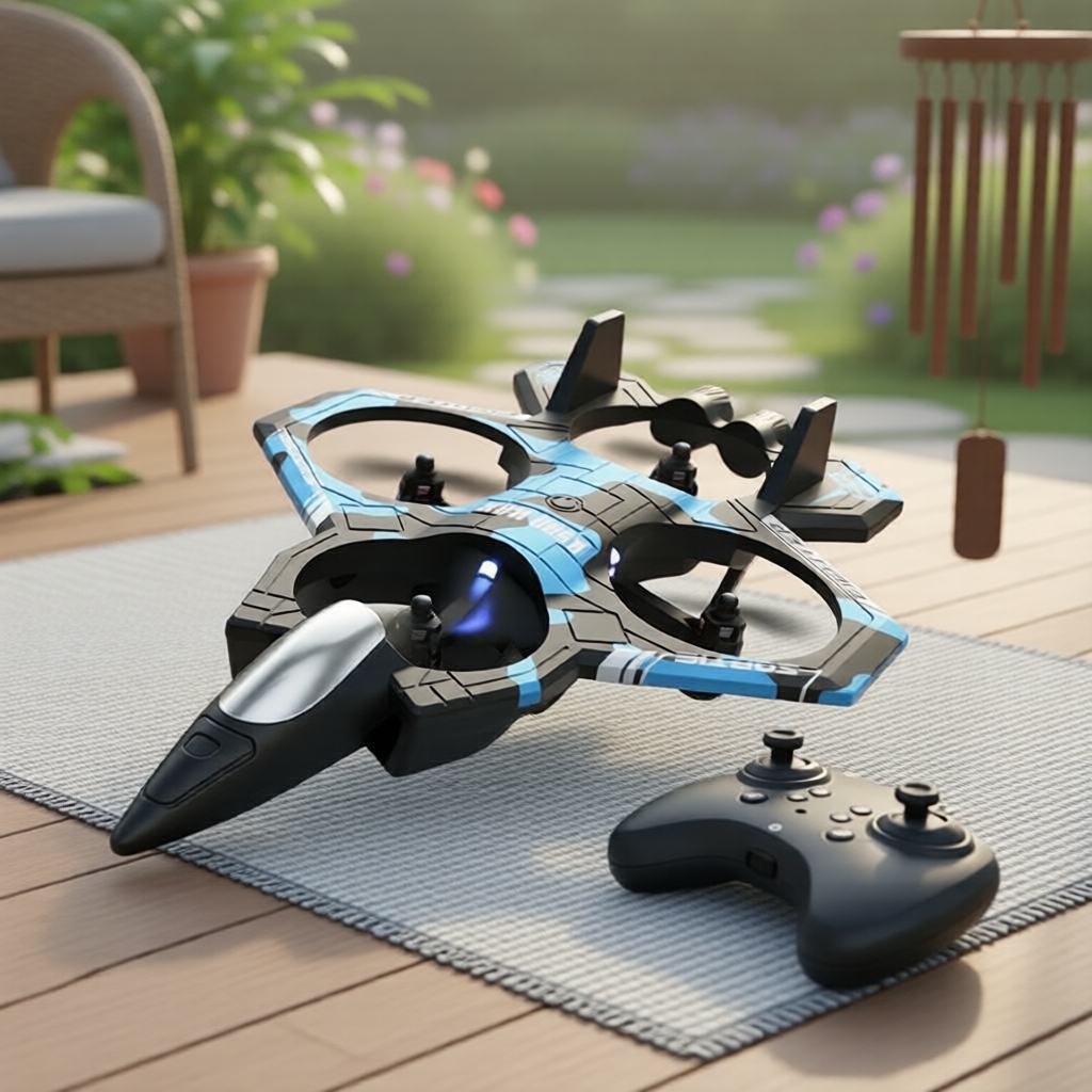 K500 MAX RC Caça de Controle Remoto – Rolo 360°, Pairar Inteligente, Decolagem com Um Toque, Avião de Controle Remoto