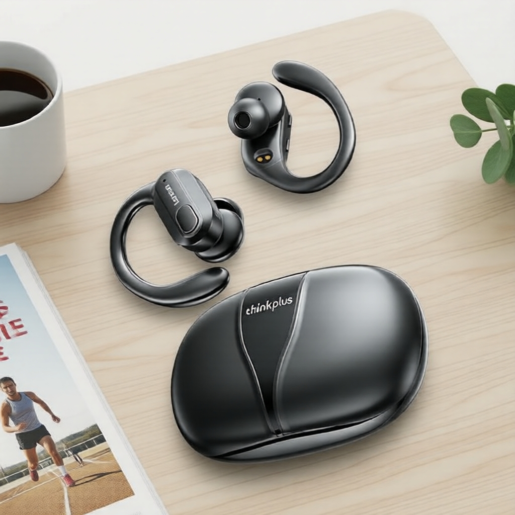 Fones de Ouvido Esportivos Lenovo XT80 Verdadeiramente Sem Fio – Estéreo HiFi, Display de Bateria LED, Graves Profundos,