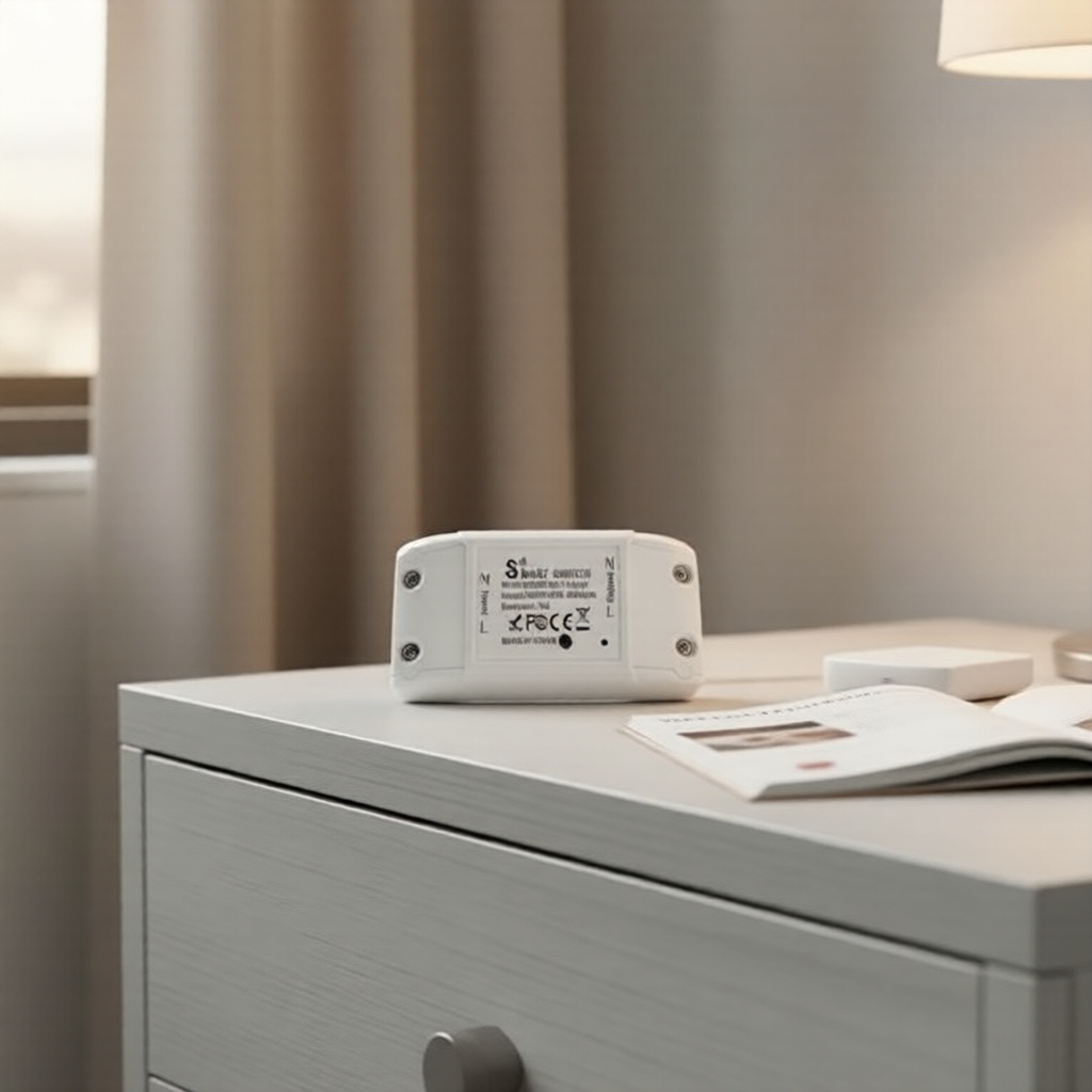 Interruptor Inteligente de Luz Receptor de Relé, Módulo WiFi Tuya Sem Fio
