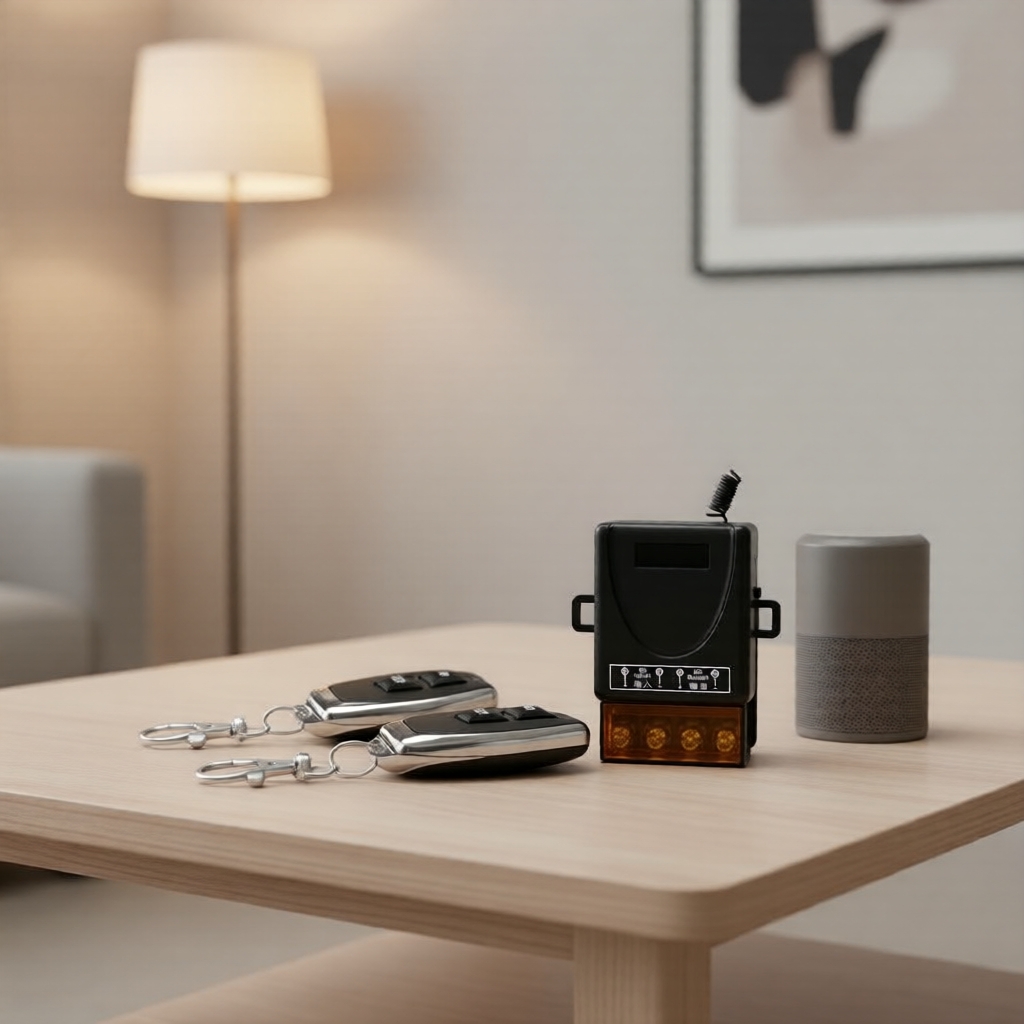 Módulo de Relé RF de 433 MHz, 1 Canal AC 110V/220V, Receptor e Transmissor