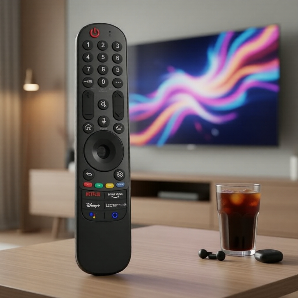 Controle remoto universal IR MR-21GA para TVs inteligentes L*G 2021-2023, Netflix, Prime Video, Sling, Alexa (sem