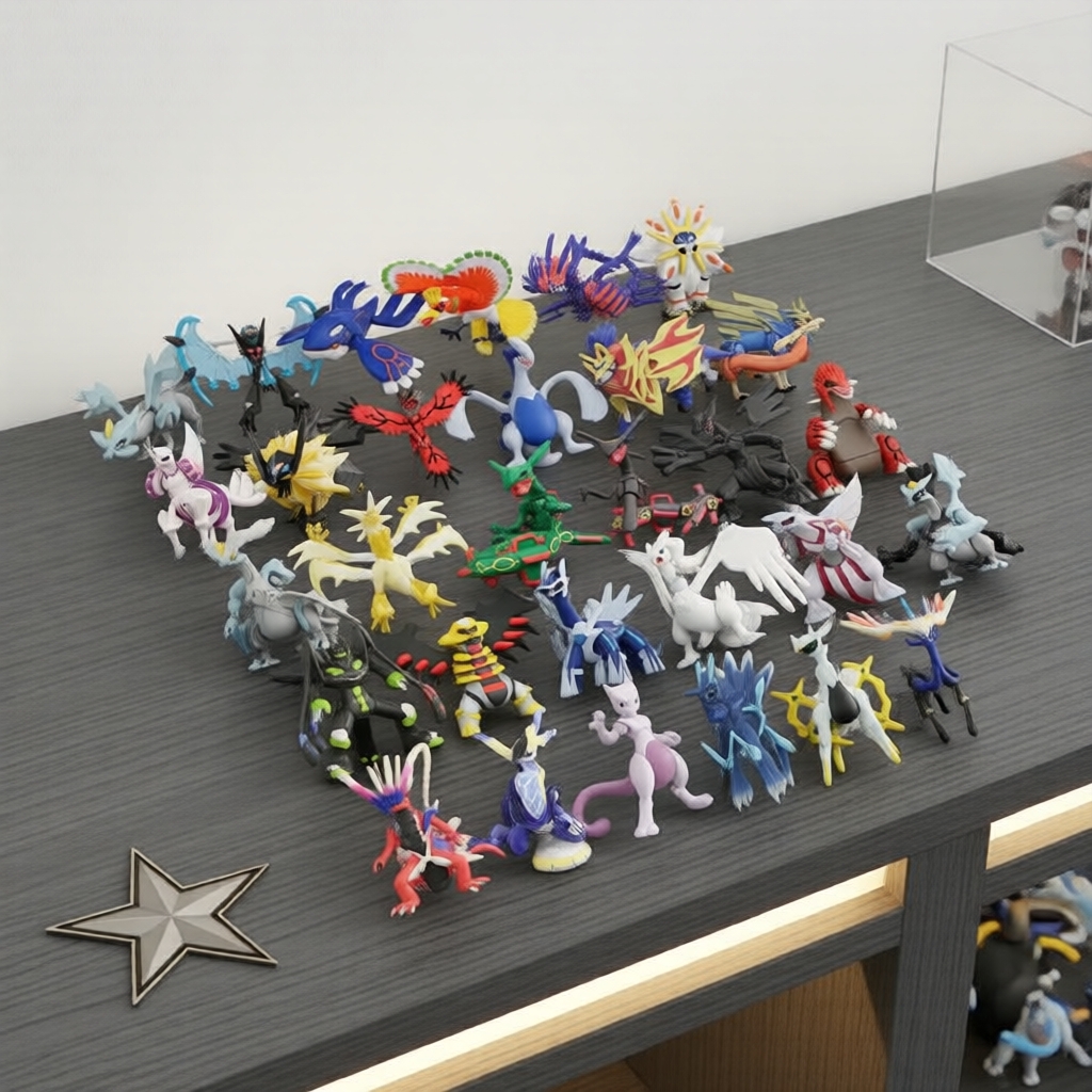 Modelos Oficiais de PVC Pokemon da Takara Tomy, Solgaleo/Rayquaza/Eternatus/Giratina