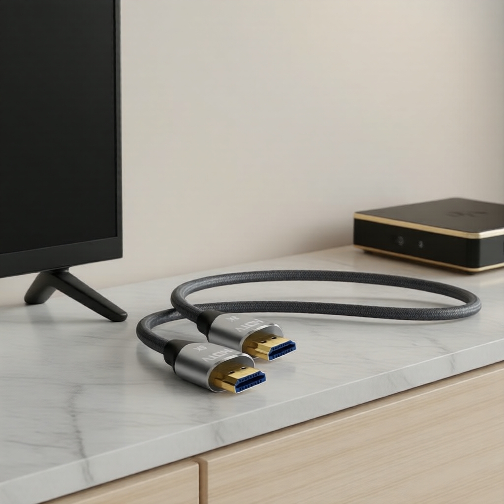 Cabo HDMI 2.1 Ultra Alta Velocidade 5m 8K 60Hz 4K 120Hz HDR para PS5 Xbox Sony TV 48Gbps Pro