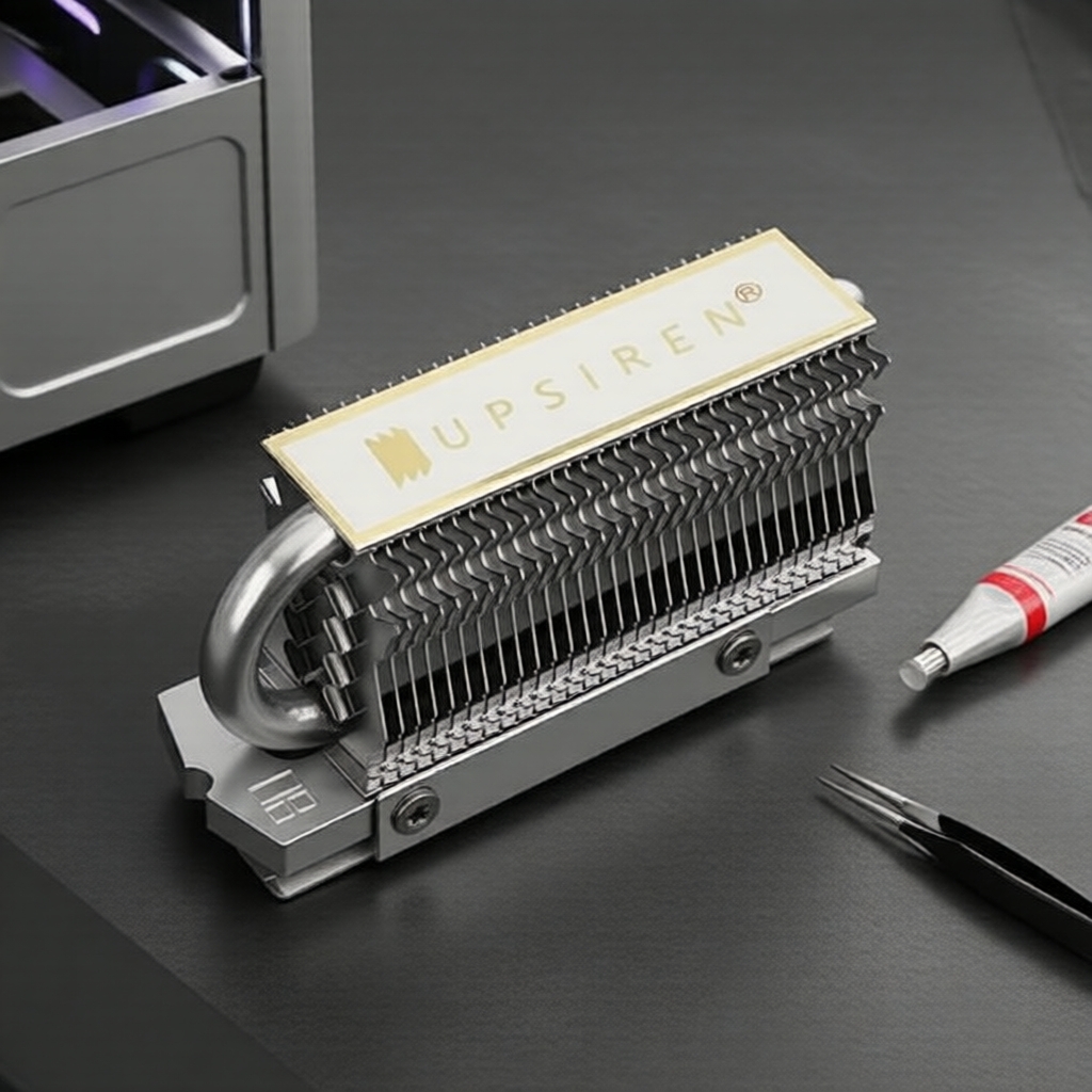 UPSIREN HR-09 2280 M.2 SSD Dissipador de Calor Revestimento Completo Tubos de Cobre AGHP Almofadas Térmicas Duplas