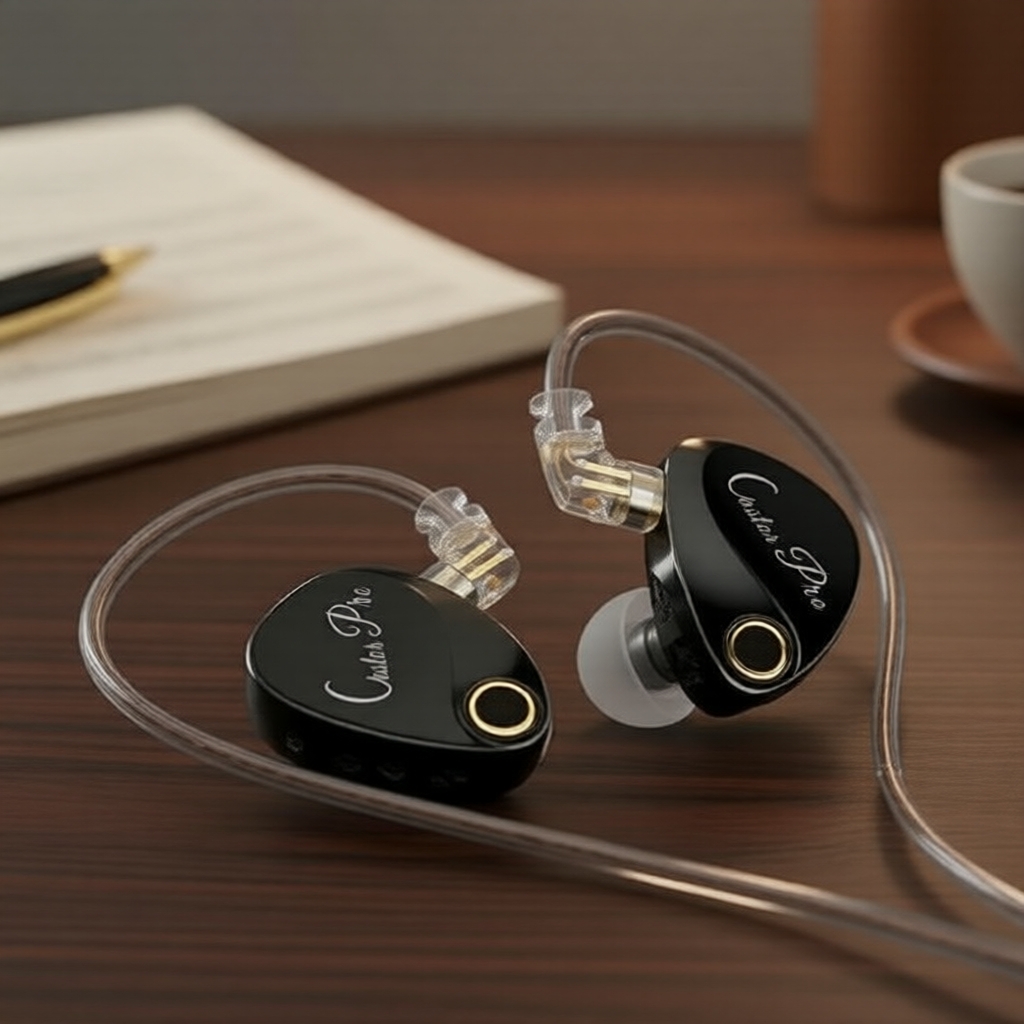 KZ Castor Pro - Fones de Ouvido Gamer com Fio, Drivers Duplos de 10mm, Som HiFi Ajustável e Design Intra-Auricular