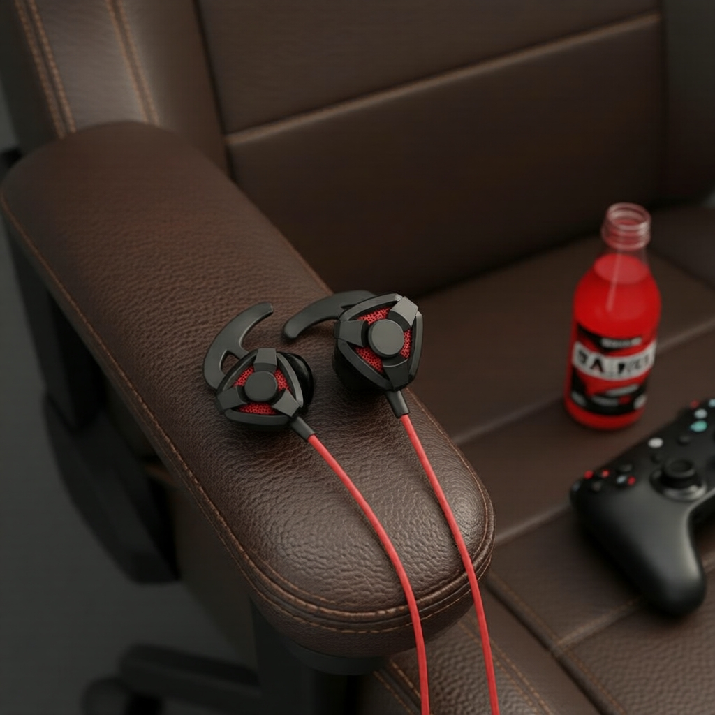 Fone de ouvido gamer profissional G9 com microfone, intra-auricular, universal e multifuncional para esportes