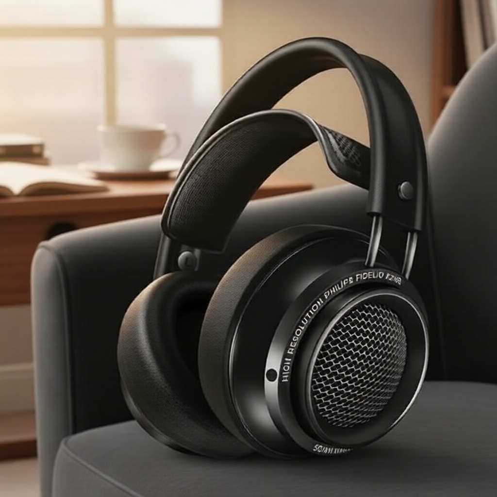 Fones de Ouvido X2HR Fidelio HiFi Estéreo – Headset Gamer com Fio e Microfone, Dupla Concha, Conforto Ajustável